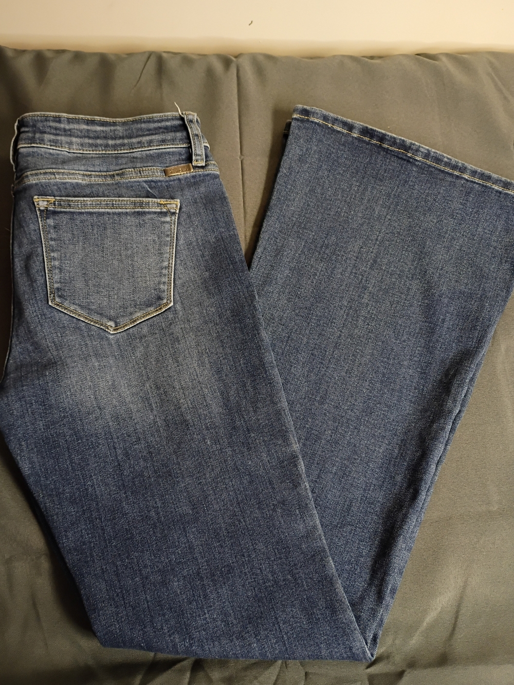 Kancan Women’s Blue Denim Jeans - Flare Leg